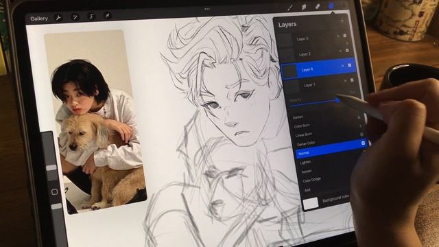 draw with me #2 /Real time sketching on iPad / procreate app [ + reference] смотреть онлайн
