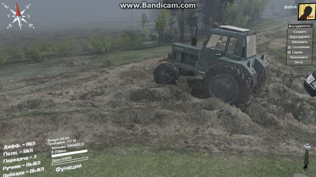 Рп ситуация в SpinTires (бідний помагає багатому) смотреть онлайн