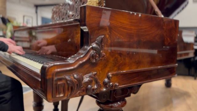 Restored 1876 Steinway & Sons Concert Grand Piano Walnut | BACK FROM THE WORKSHOP | Sherwood Phoeni смотреть онлайн
