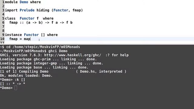 Haskell для начинающих - #108 урок. Класс типов Functor смотреть онлайн