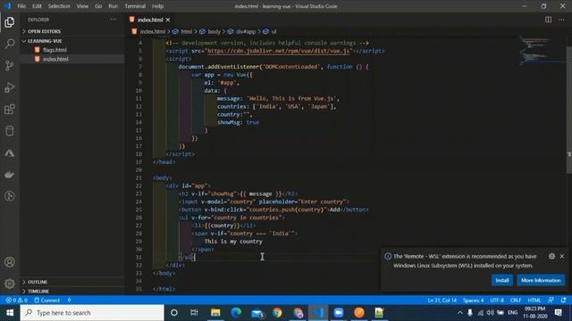 08. Introduction to Vue.js #vuejs #nodejs #webdevelopment смотреть онлайн