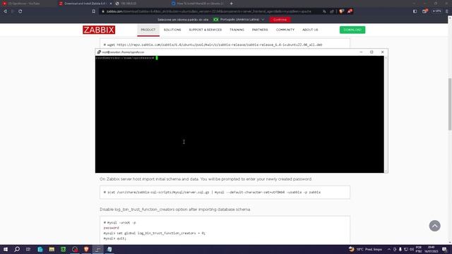 Instalando Zabbix Ubuntu server смотреть онлайн