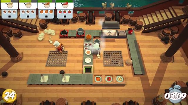 CO-OP Fun Time: Overcooked (Best Co-op Games to Play) смотреть онлайн