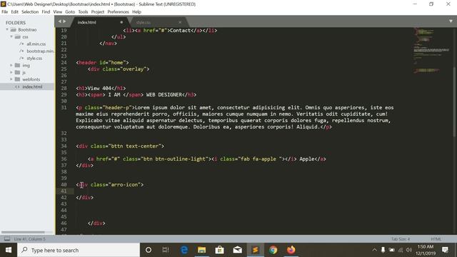 Bootstrap Overlay One Page Website bangla tutorial 2020 смотреть онлайн