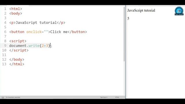 Learn How to Use JavaScript to Output #javascript #htmltutorial #html5 смотреть онлайн