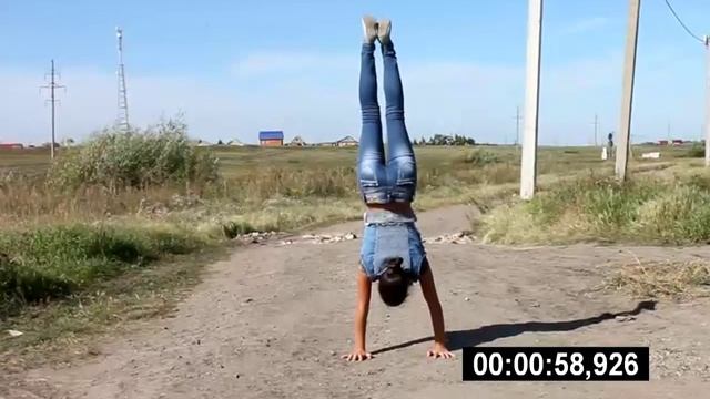 Стойка на руках Анна Белыш 2013 Рекорд Омской области смотреть онлайн