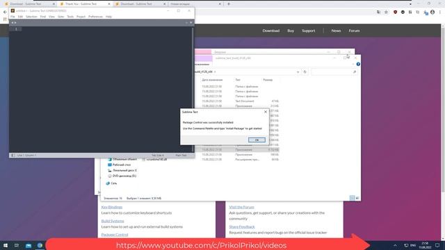 Sublime Text - установка, настройка, русификация смотреть онлайн