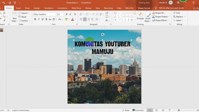 CARA DESAIN POWERPOINT DENGAN FONT смотреть онлайн