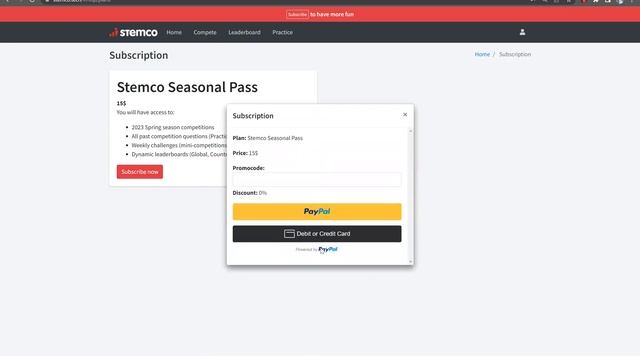 StemCo - Регистрация, Оплата и Участие в соревнованиях смотреть онлайн