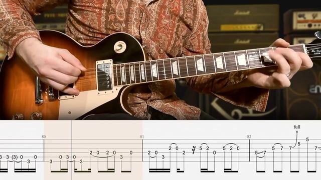 Rock and Roll - Led Zeppelin (Табулатура) Guitar Tutorial TABS смотреть онлайн