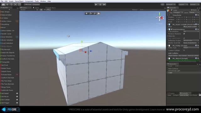 ProBuilder Mini Demo: Peaked roof with overhang смотреть онлайн