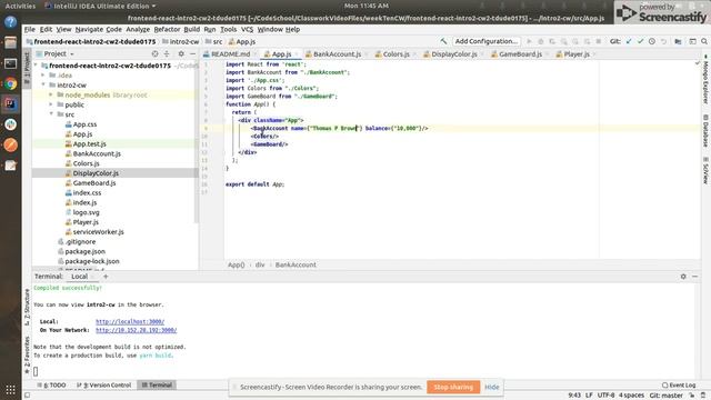 CC frontend-react-intro2 C 10/22 AM CW смотреть онлайн