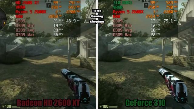 Radeon HD 2600 XT vs GeForce 310 DDR3 Test In 10 Games (No FPS Drop - Capture Card) смотреть онлайн