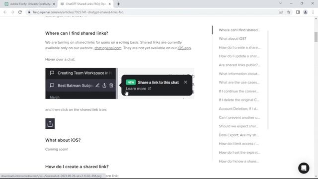 Introducing Chat GPT's New Feature for Sharing Links смотреть онлайн