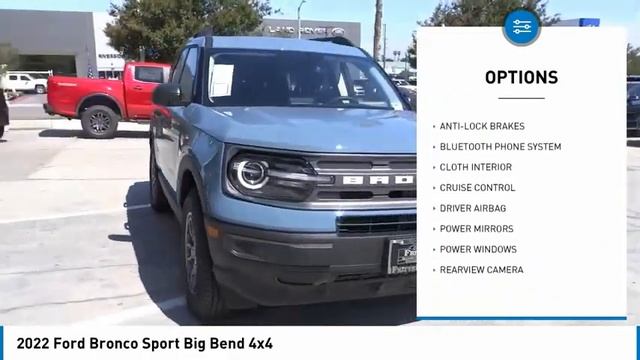 2022 Ford Bronco Sport RIVERSIDE,TEMECULA,SAN BERNARDINO,MORENO VALLEY,FONTANA 22308 смотреть онлайн