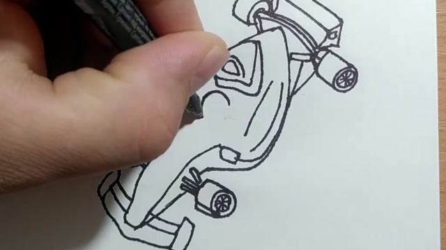 Как нарисовать гоночную машину смотреть онлайн
