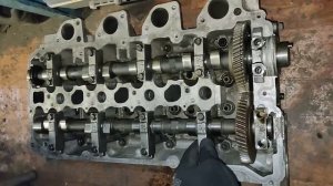 Ремонт головки блока цилиндра  mitsubishi L200 4d56