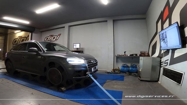 Audi Q5 2.0 TDI 190cv AUTO Reprogrammation Moteur @ 224cv Digiservices Paris 77 Dyno смотреть онлайн
