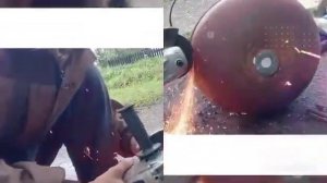 Дисковый окучник из газового баллона (часть 1)