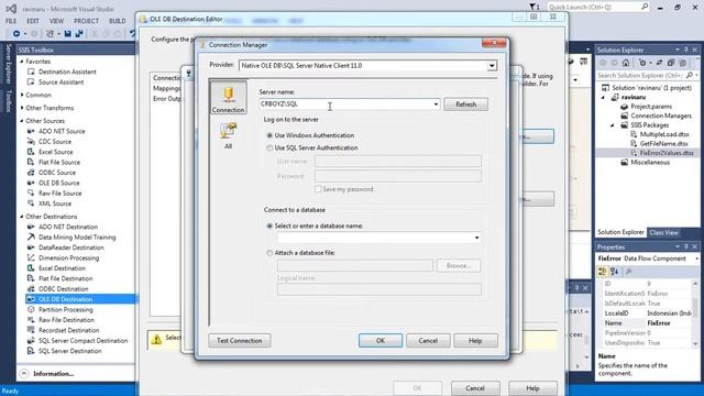 SSIS - Fix Error: The conversion returned status value 2 and status text смотреть онлайн