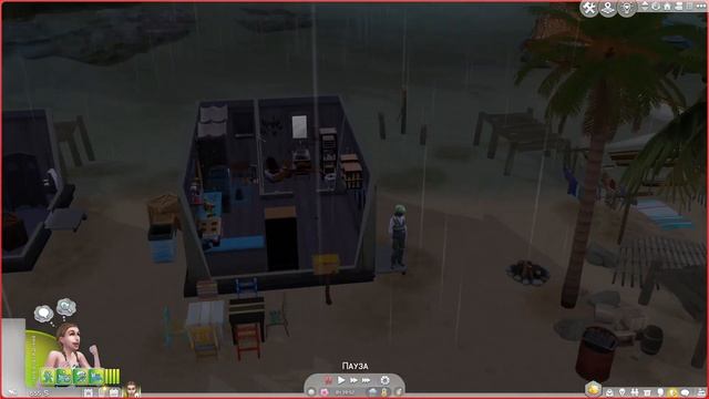 Начинает заметно искрить - Челлендж Sims 4 Русалка-Пчеловод #10 смотреть онлайн