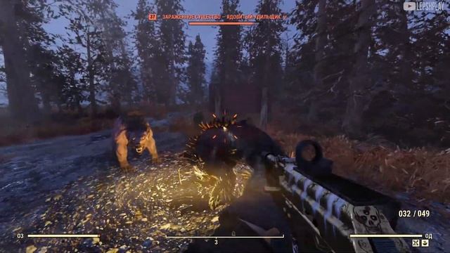 Приручение животных в Fallout 76, Питомцы, Подружиться с Когтем Смерти и отправить его к кэмпу смотреть онлайн