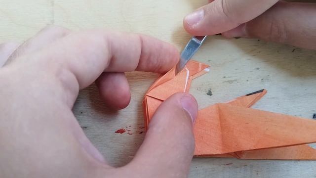 Оригами РЫСЬ / Origami lynx designed by Richard Galindo смотреть онлайн