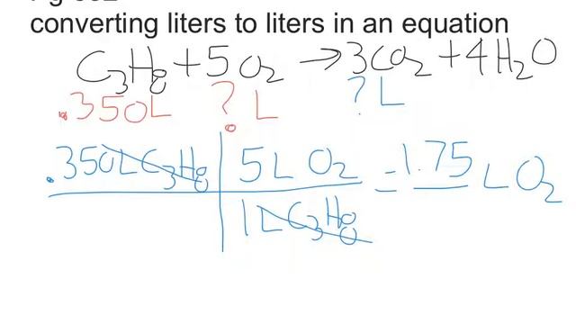 Gas Stoichiometry Liters To Liters