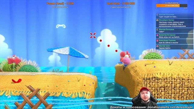 Стрим месяца: Yoshi's Wooly World на Nintendo Wii U смотреть онлайн