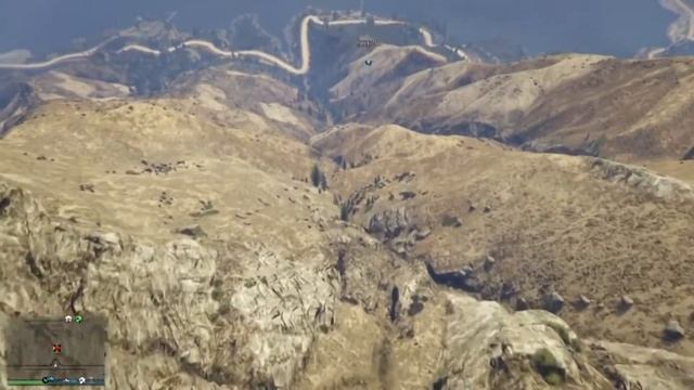 Gta 5 online Ps4 : Wingsuit du mont Chiliad (vue à la 1ière personne) смотреть онлайн