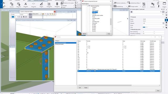 Custom Components - Getting Started with Formulas in Tekla Structures смотреть онлайн