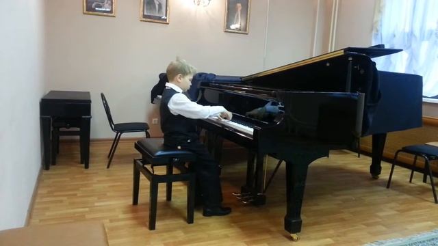 Tema/ 8 years old.2 class. 27/04/2015 Sonatina. A. Gedike. смотреть онлайн