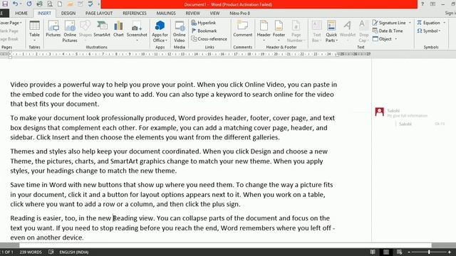 Ms Office 2007 2010 2013 Tutorial in Hindi Urdu - Insert Comment Lecture 20 смотреть онлайн