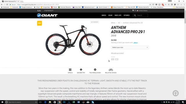 2018 Giant Bike Lineup: Cross Country смотреть онлайн