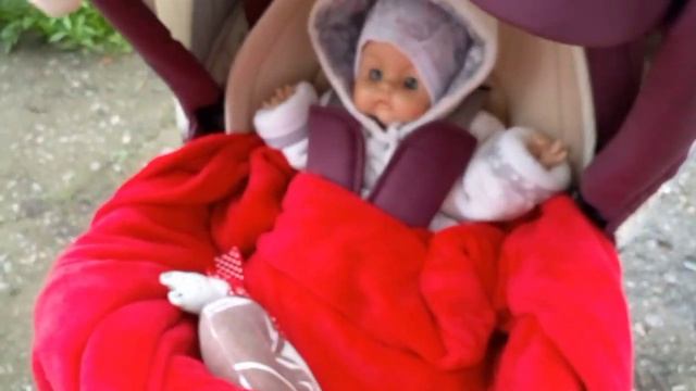 Vlog:вечерняя прогулка в коляске с реборном Евой? evening walk in a stroller with reborn Eva смотреть онлайн