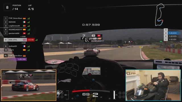GT Sport / Daily Race B / Cockpit cam / Ferrari 458 / 5 laps Sardegna / 13 Feb 2022 / B Class смотреть онлайн
