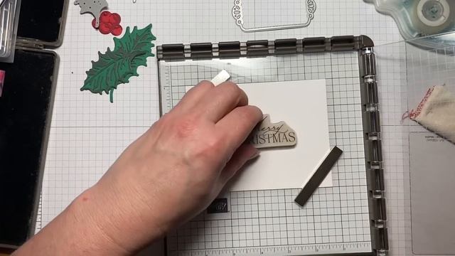 Stampin' Up 2022 Holly Berry Dies with Brightest Glow Bundle - Heat emboss in any color! смотреть онлайн