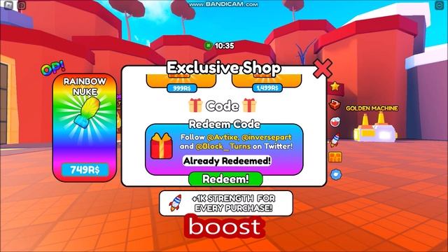 *NEW UPDATE CODES* [GRIMACE] Mine With Nuke ROBLOX | ALL CODES | July 16, 2023 смотреть онлайн