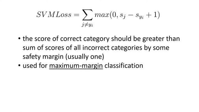 4. Hinge Loss/Multi-class SVM Loss смотреть онлайн