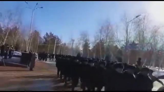Эстафета "МЫ НАСЛЕДНИКИ ПОБЕДЫ" в городе Костанай смотреть онлайн