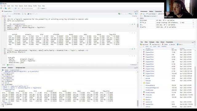 Regression and Other Stories: Working with logistic regression (ros02 14) смотреть онлайн