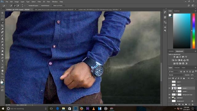 Power Man With Magical Fire Bottle Photoshop cc 2017 v18 Manipulation Tutorial For Beginner | смотреть онлайн