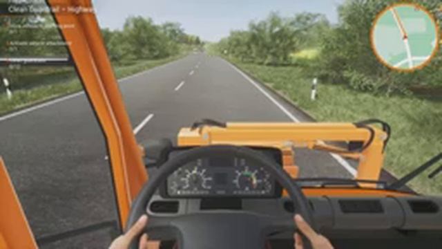 Road maintenance simulator - cleaning guard rails смотреть онлайн