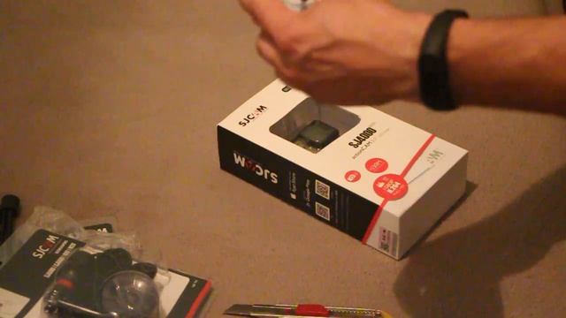 SJCAM SJ4000 Wi-Fi экшн-камера. Распаковка.