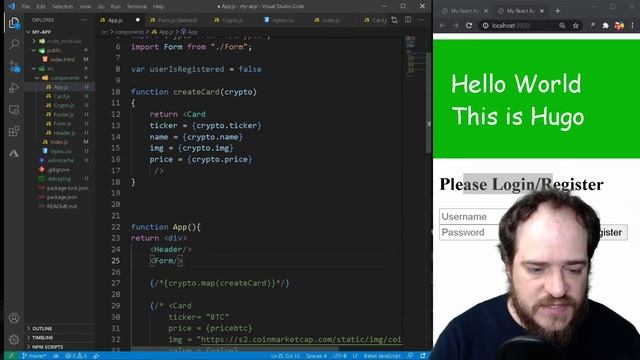 How to create React website: Conditional Rendering | Power Code смотреть онлайн