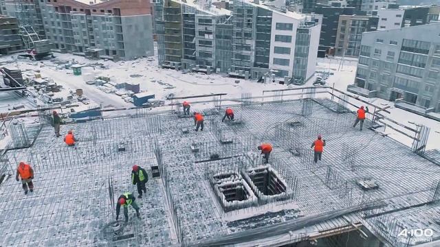 Отчет о строительстве квартала Северное сияние 1 я половина января 2020 смотреть онлайн