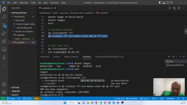 ep39 - proxmox 7 - lets play with snapshots смотреть онлайн