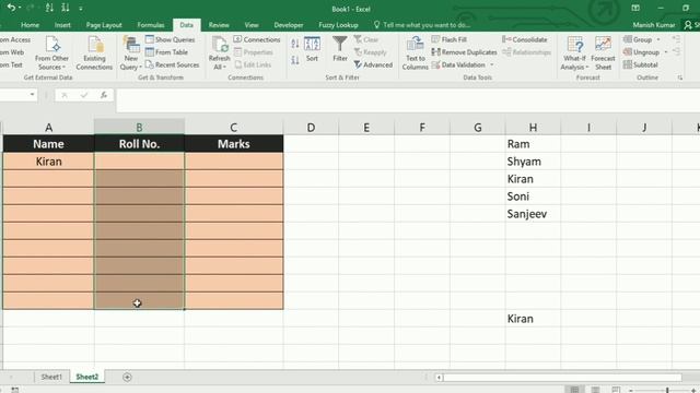 How to create drop down list in excel | Data Validation in Excel (Basics) | Drop Down list in Hindi смотреть онлайн