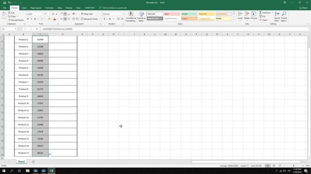 Excel 2016: Create a barcode database out of your own file смотреть онлайн