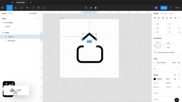 How to Create a Share (Upload) Icon in Figma (Full Process) смотреть онлайн